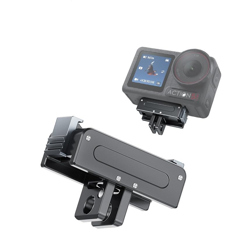 ZORBES® Quick Release Adapter Mount for Osmo Action 5 Pro, with 1/4 Screw Hole/Adapter Connection, ZORBES® Quick Release Adapter Mount for Osmo Action 5 Pro, with 1/4 Screw Hole/Adapter Connection,